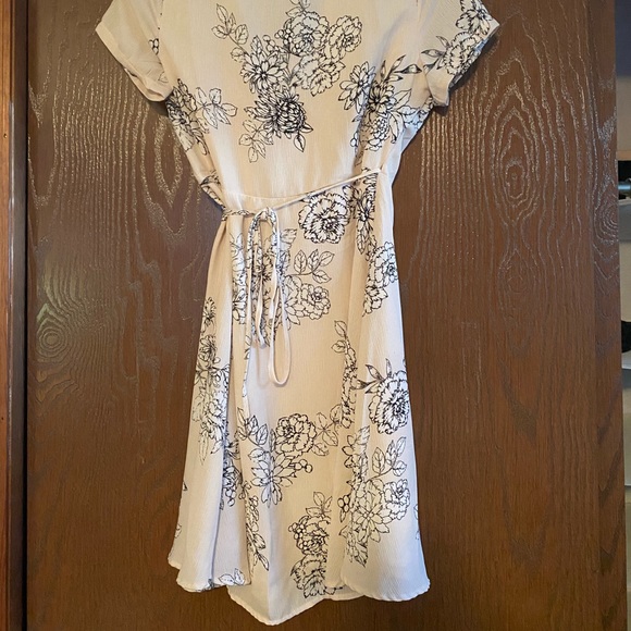 LUSH Fit & Flare Wrap Dress - Picture 6 of 7